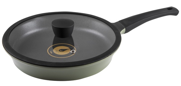 Сковорода RINGEL Zitrone Olive 28см з кришкою (RG-2108-28/OL)