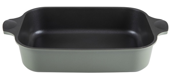 Гусятница RINGEL Zitrone Olive сковорода Ростер 34x24x13.5 см (6+3л) з кришкою (RG-2108-34/OL)