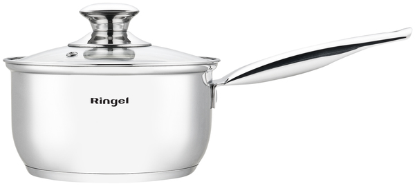 Ківш RINGEL Grey line 16 см (1.6л) з кришкою нерж (RG-4019-16)