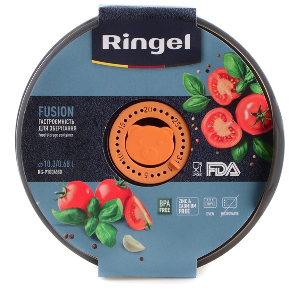 контейнер RINGEL Fusion круглий нерж 680 мл (RG-9100/680)