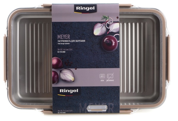 контейнер RINGEL MEYER прямокутний нерж 3000 мл (RG-9101/3000)