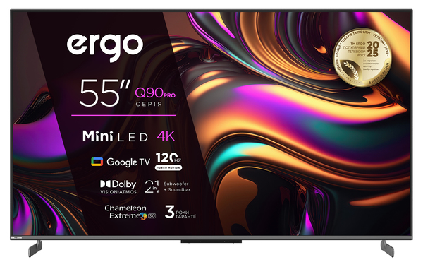 Телевізор ERGO 55MQ90PRO рідкокристалічний