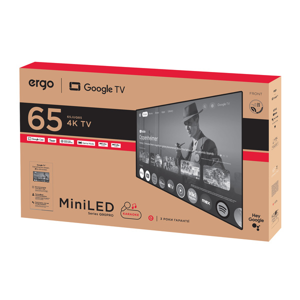 Телевізор ERGO 65MQ90PRO рідкокристалічний