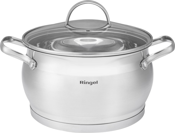 Каструля RINGEL Salsa нерж 18 см (3.1 л) з кришкою (RG-2034-18)