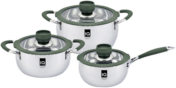 Ківш IQ Be Trendy 16 см (1.6 л) з кришкою (IQ-4044-16)