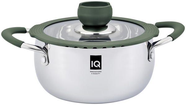 Каструля IQ Be Trendy 18 см (2.2 л) з кришкою (IQ-2044-18)