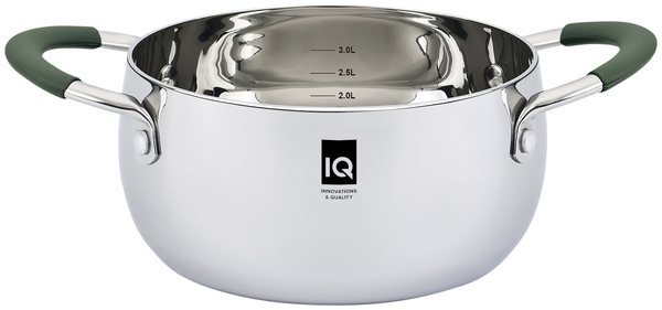 Каструля IQ Be Trendy 20 см (3.4 л) з кришкою (IQ-2044-20)