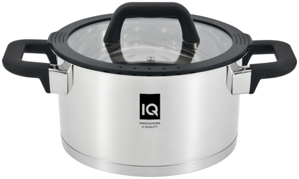 Каструля IQ Be Traditional 24 см (5.5 л) з кришкою (IQ-2046-24)