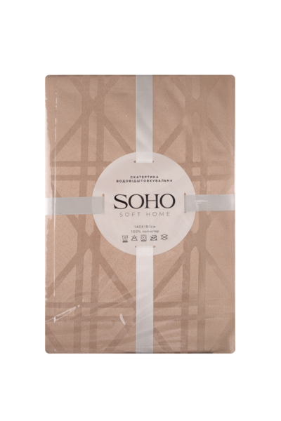 Кухонний текстиль SOHO Скатер. 140*180см Line Beige