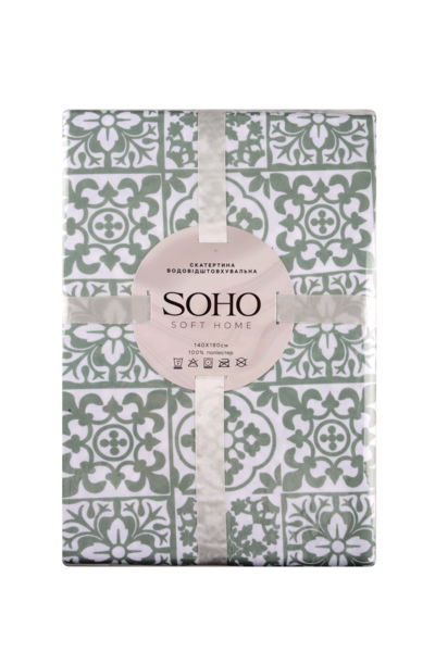 Кухонний текстиль SOHO Скатер. 140*180см Mosaic Green