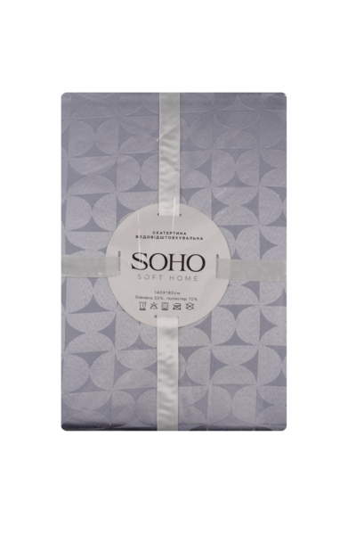 Кухонний текстиль SOHO Скатер. 140*180см Dove Grey