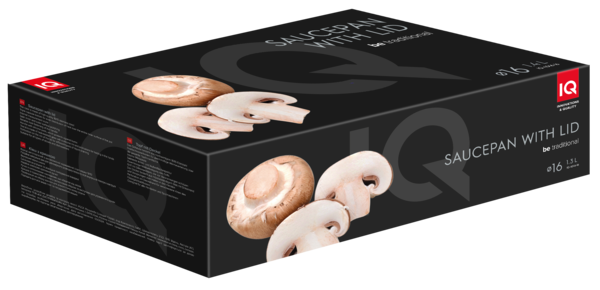 Ківш IQ Be Traditional 16 см (1.3 л) з кришкою (IQ-4046-16)