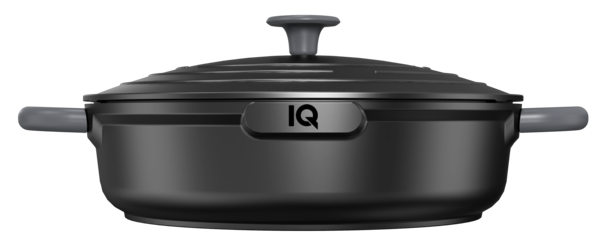 Сотейник IQ Be Creative з двома ручками алюмінієвий 28 см (4.0 л) з кришкою (IQ-2147-28)