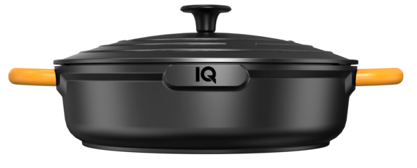 Сотейник IQ Be Active з двома ручками алюмінієвий 28 см (4.0 л) з кришкою (IQ-2148-28)