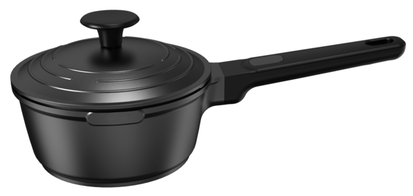 Ківш IQ Be Simple алюмінієвий 16 см (1.3 л) з кришкою (IQ-4049-16)