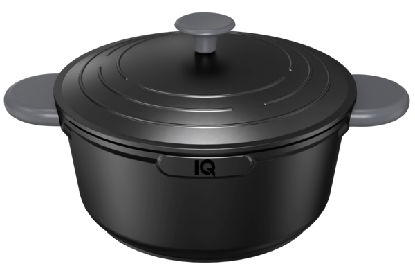Каструля IQ Be Creative алюмінієва 18 см (1.7 л) з кришкою (IQ-2047-18)
