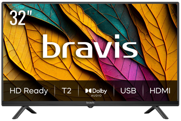 Телевізор BRAVIS 32K4000H рідкокристалічний