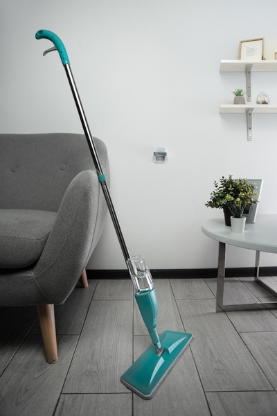 Швабра IDEA HOME DS-1261B Blue мікрофібра з/розпиль. 117х35х11 см (DS-1261B)