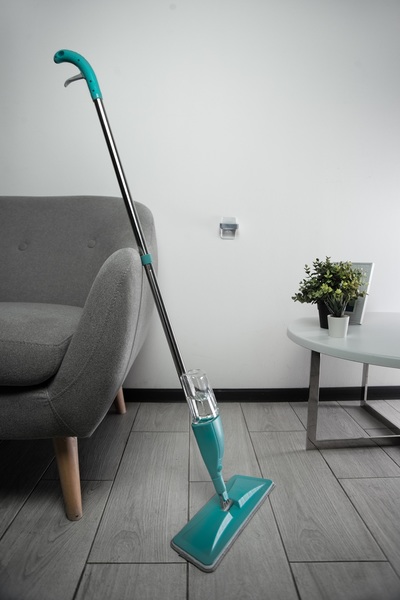 Швабра IDEA HOME DS-1261B Blue мікрофібра з/розпиль. 117х35х11 см (DS-1261B)