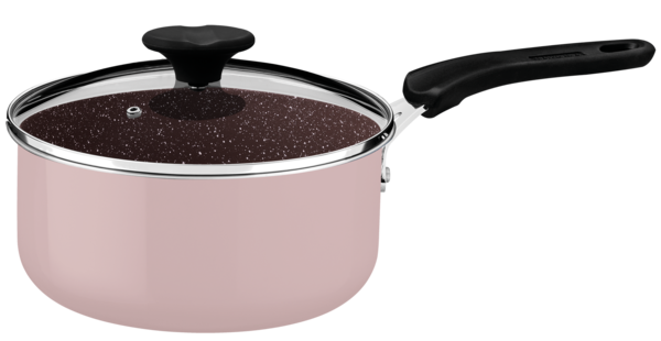 Ківш TRAMONTINA TUNIS з кришкою 2л (діам 18см) PINK (28723/418)