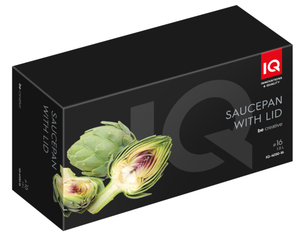 Ківш IQ Be Creative 16 см (1.8 л) з кришкою (IQ-4050-16)