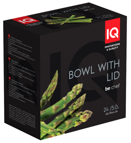 Миска IQ Be Chef 20 см (3.0 л) нерж з кришкою (IQ-9144-20)