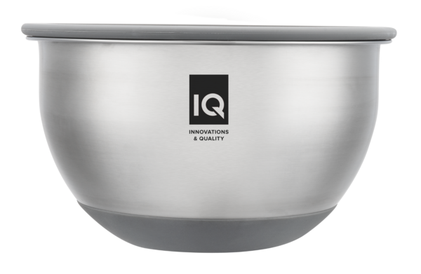 Миска IQ Be Chef 24 см (5.0 л) нерж з кришкою (IQ-9144-24)