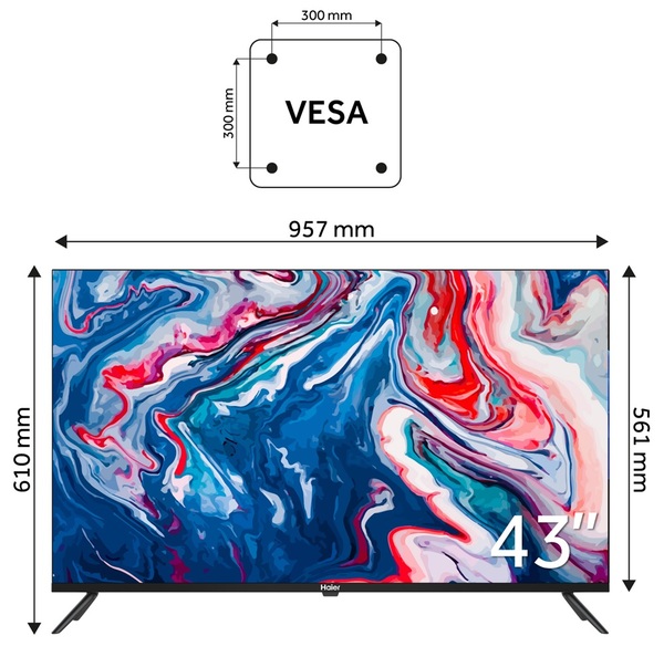 Телевізор HAIER H43K801UG