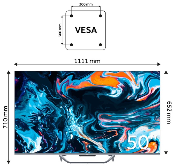 Телевізор HAIER H50Q800UX