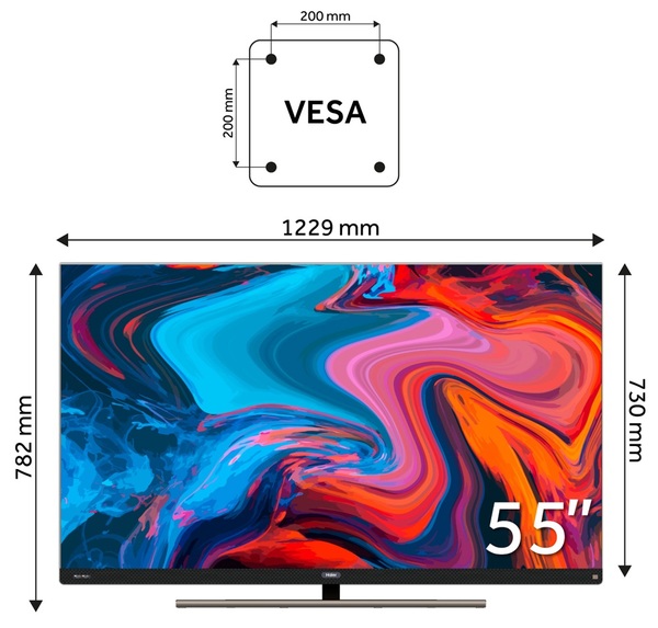 Телевізор HAIER H55S900UX