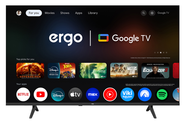 Телевізор ERGO 55JUQ7500 рідкокристалічний