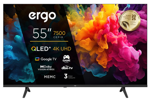 Телевізор ERGO 55JUQ7500 рідкокристалічний