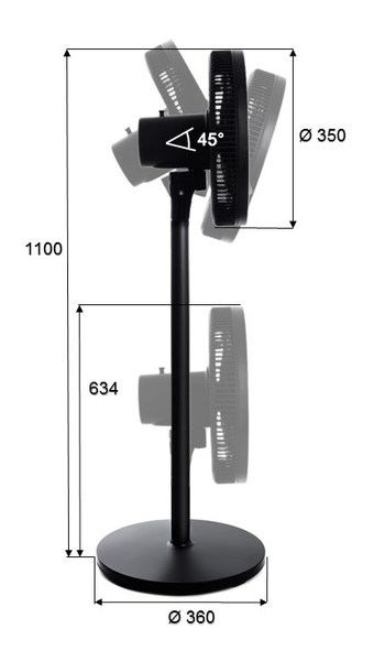 Вентилятор ERGO FS 1415