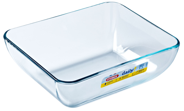 Форма с/к PYREX DAILY форма з криш. прямокут. 22х17см (1.3л) (342P000/3646)