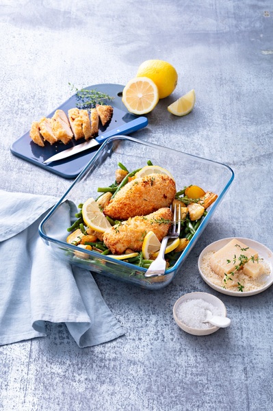 Форма с/к PYREX DAILY форма з криш. прямокут. 22х17см (1.3л) (342P000/3646)
