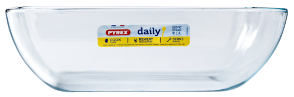 Форма с/к PYREX DAILY форма з криш. прямокут. 25х20см (2.2л) (343P000/3646)