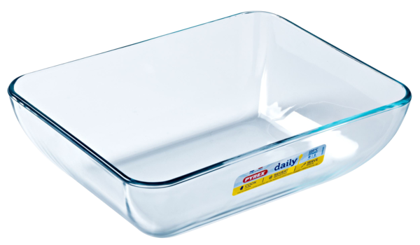 Форма с/к PYREX DAILY форма з криш. прямокут. 25х20см (2.2л) (343P000/3646)