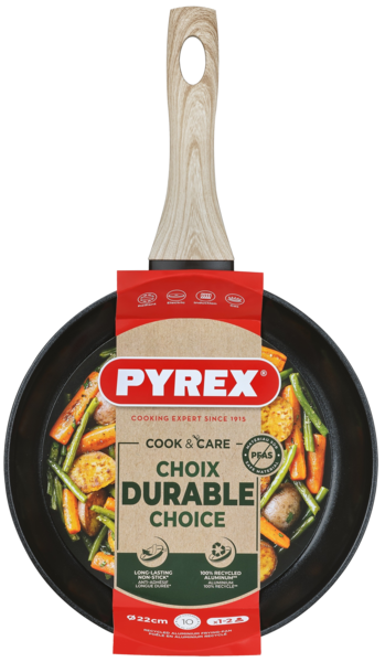 Сковорода PYREX Cook&Care 22 см індукція б/кришки (CR22BF6/8046)