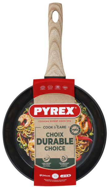 Сковорода PYREX Cook&Care 24 см індукція б/кришки (CR24BF6/8046)