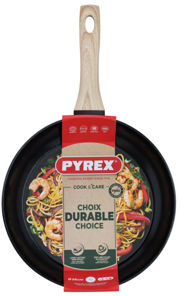 Сковорода PYREX Cook&Care 28 см індукція б/кришки (CR28BF6/8046)