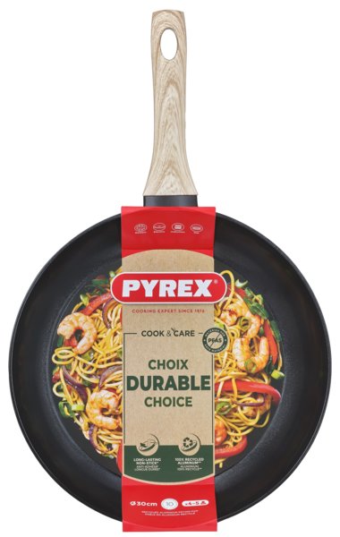 Сковорода PYREX Cook&Care 30 см індукція б/кришки (CR30BF6/8046)
