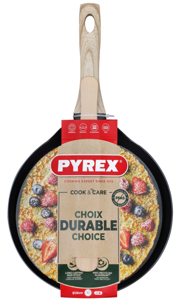 Сковорода PYREX Cook&Care 26 см д/млинців індукція (CR26BK6/8046)