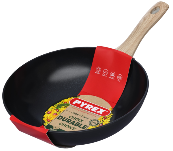 Сковорода PYREX Cook&Care WOK 28см індукція б/кришки (CR28BW6/8044)