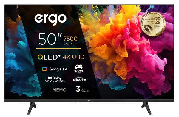 Телевізор ERGO 50JUQ7500 рідкокристалічний