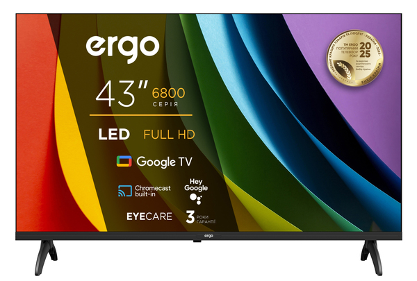 Телевізор ERGO 43JFS6800 рідкокристалічний