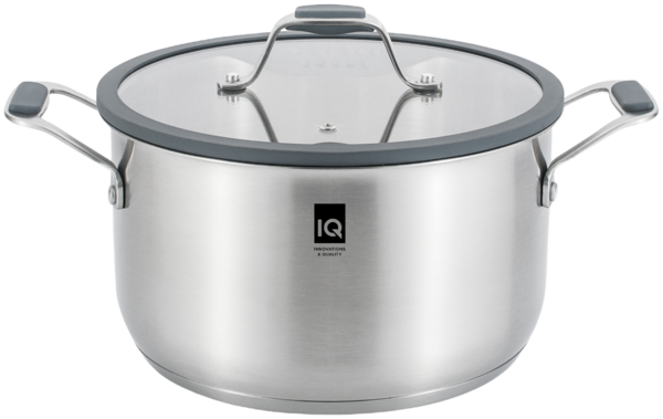 Каструля IQ Be Brave 24 см (5.5 л) з кришкою (IQ-2052-24)