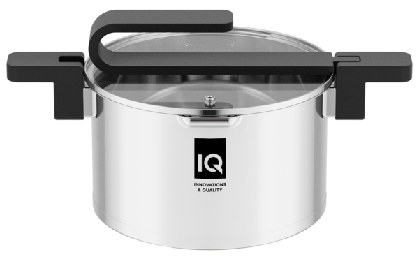 Каструля IQ Be Smart 22 см (4.2 л) з кришкою (IQ-2053-22)