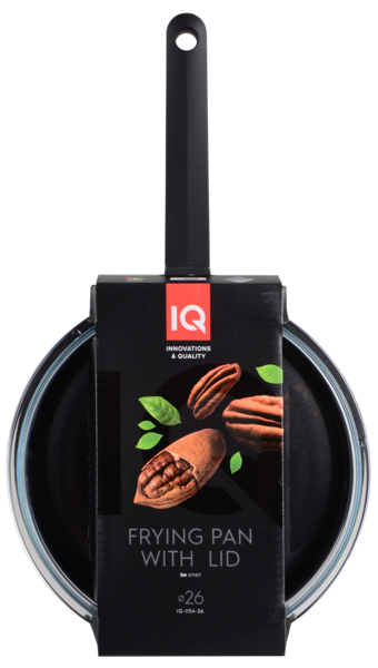 Сковорода IQ Be Smart глибока 26 см з кришкою (IQ-1154-26)