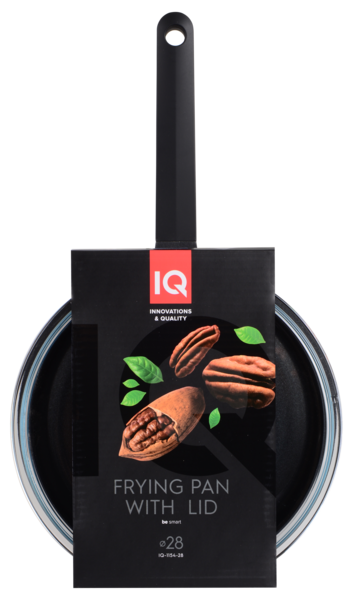 Сковорода IQ Be Smart глибока 28 см з кришкою (IQ-1154-28)
