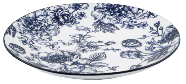 Тарілка Limited Edition BLOSSOM BLUE /26.5 см /обід (YF7001-1)